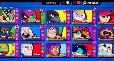 Conta de brawl stars