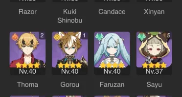 conta de genshin