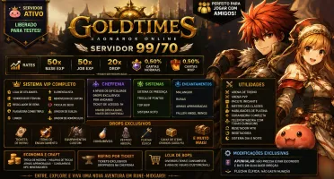 Servidor Ragnarok 99/70 GoldTimes