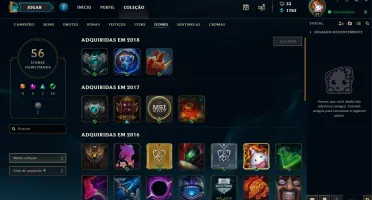 Conta PRATA II - 32 Champions + Skins