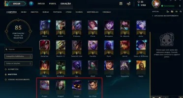 Conta PRATA II - 32 Champions + Skins