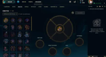 Conta PRATA II - 32 Champions + Skins