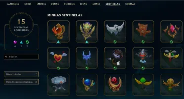 CONTA LOL OURO IV / 183 SKINS A MAIORIA LEGADO E ÉPICA