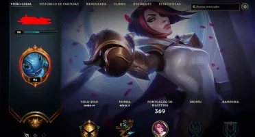 CONTA LOL OURO IV / 183 SKINS A MAIORIA LEGADO E ÉPICA