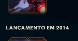 Conta de League of Legends