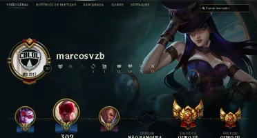 Conta league of legends OURO 3 55 champs.