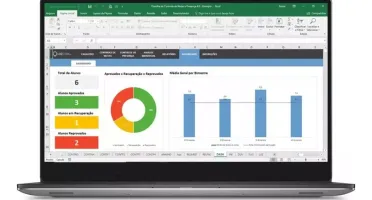 Planilha De Controle De Notas E Presença De Alunos 4.0