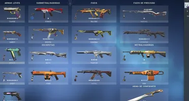 CONTA NO VALORANT COM 98 SKINS! Platina