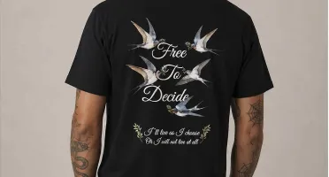Camiseta Preta Free To Decide