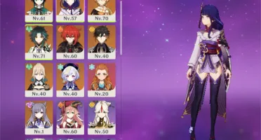 GENSHIN 8 PERSONAGENS 5 ESTRELAS AR 45