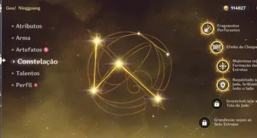Conta genshin com 8 5*, 3 armas 5*