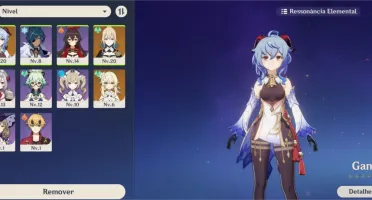 Conta Genshin Impact AR17, T5: Ganyu e Jean