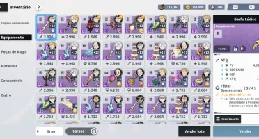 BLACK CLOVER M Julius + noelle s2 + cartas e outros SSR