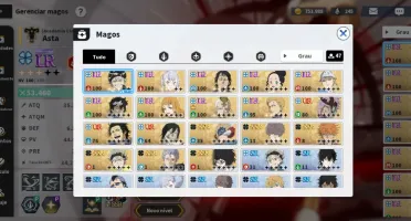 BLACK CLOVER M Julius + noelle s2 + cartas e outros SSR