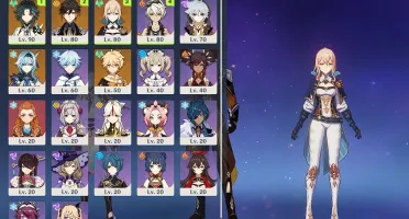 AR 50 XIAO LANÇA5* ZHONGLI JEAN EULA ESPADA 5*