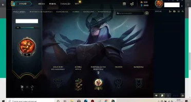 conta lv 20 com skin ultra rara kayle juíza