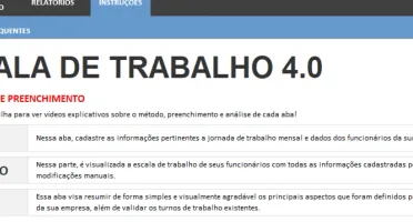 Planilha De Escala De Trabalho Em Excel 4.0