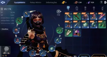 Conta Mir4 Level 75 servidor EU 61