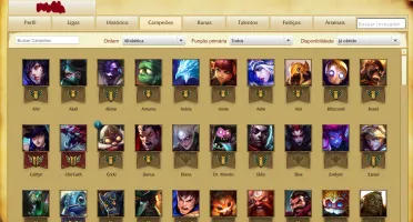 CONTA GOLD 4+ 100 CAMPEOES + 80 SKINS + 4 PAGINAS DE RUNAS