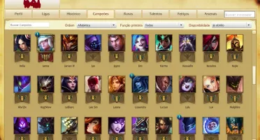 CONTA GOLD 4+ 100 CAMPEOES + 80 SKINS + 4 PAGINAS DE RUNAS
