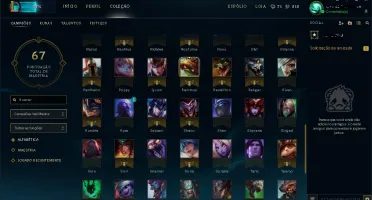 Conta LOL Prata IV - 98 Champs 29 Skins