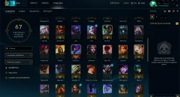 Conta LOL Prata IV - 98 Champs 29 Skins