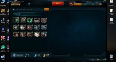 PROMOÇÃO CONTA GOLD 1 44 skins e 88 champs SMURF