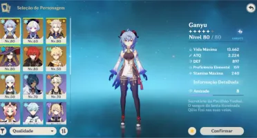 Ayaka Ganyu Albedo Genshin Impact