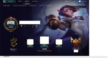 CONTA LEAGUE OF LEGENDS - OURO 2