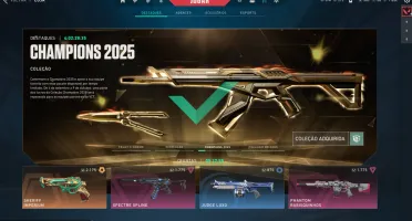 Único Dono, Valorant Conta Com Pacote Champions FACA 2025