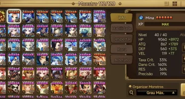 Conta Summoners war