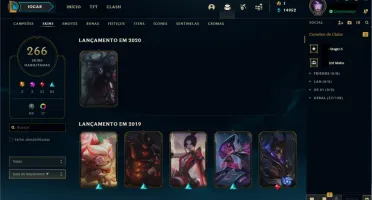 Conta League of Legends, LOL