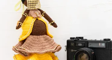 Oxum Grávida Amigurumi Crochê
