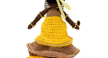Oxum Grávida Amigurumi Crochê