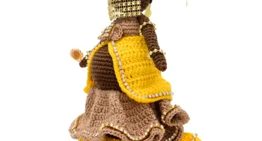 Oxum Grávida Amigurumi Crochê