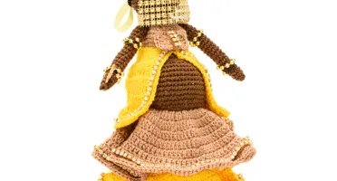 Oxum Grávida Amigurumi Crochê