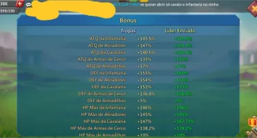 Conta lords 555m 12+ tropa