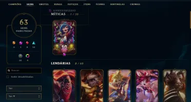 contas league of legends