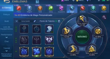CONTA MOBILE LEGENDS COM SKIN COLLECTOR