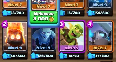 CONTA CLASH ROYALE COM LENDÁRIAS