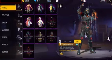 CONTA FREE FIRE FULL GEMADA COM CALÇA ANGELICAL E MUITO MAIS