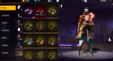 CONTA FREE FIRE FULL GEMADA COM CALÇA ANGELICAL E MUITO MAIS