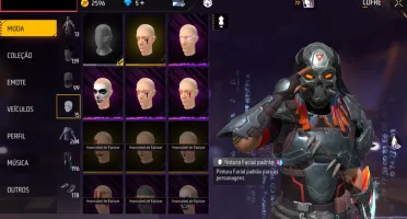 CONTA FREE FIRE FULL GEMADA COM CALÇA ANGELICAL E MUITO MAIS