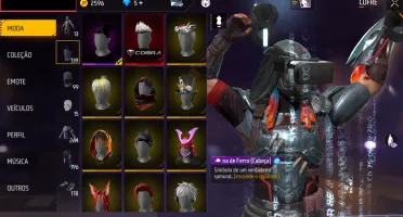 CONTA FREE FIRE FULL GEMADA COM CALÇA ANGELICAL E MUITO MAIS