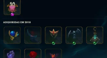 Conta com 48 campeões e 27 skins