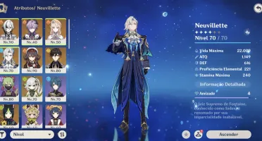 Conta genshin ar 53 hutao skin