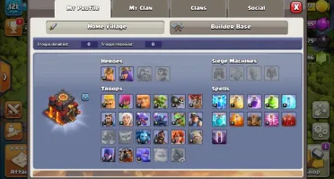 CLASH OF CLANS CV10 UPANDO + 3K DE GEMAS