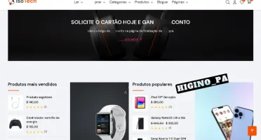 Tema Shopify Isotech - Loja De Eletrônico + atualizado
