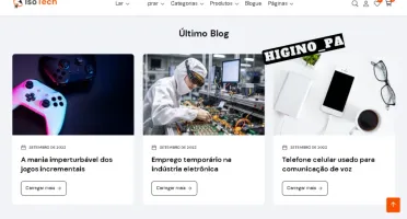 Tema Shopify Isotech - Loja De Eletrônico + atualizado