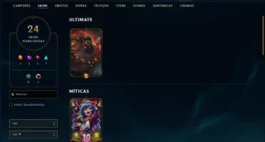 vendo conta lol 24 skins ouro4